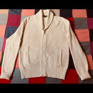 Banana Republic shawl neck, cotton sweater
